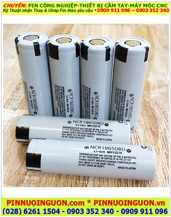 Panasonic NCR18650BD 3200mAh; Pin sạc 3.7v 18650 Panasonic NCR18650BD 3200mAh chính hãng 
